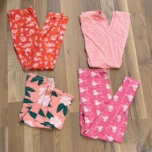 Set of Four kickee 12-14 PJ bottoms